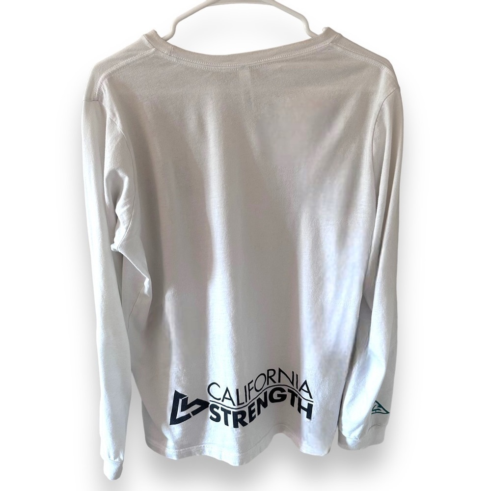 CalStrength Football White Long Sleeve T-Shirt - Medium - Picture 6 of 7